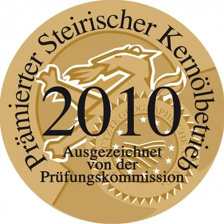 Prämierter Steirischer Kernölbetrieb 2010