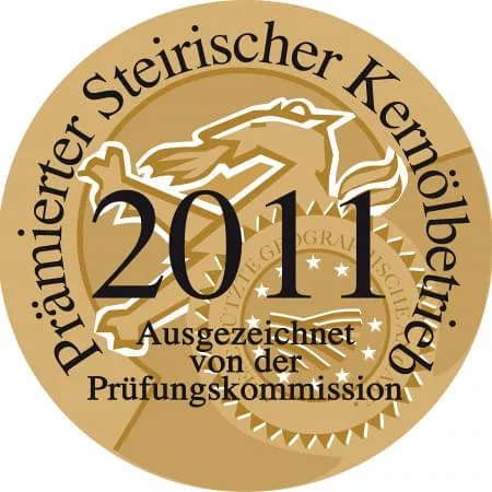Prämierter Steirischer Kernölbetrieb 2011