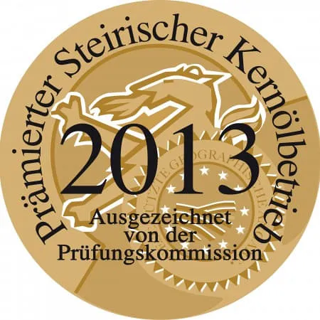 Prämierter Steirischer Kernölbetrieb 2013