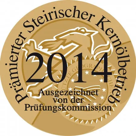Prämierter Steirischer Kernölbetrieb 2014