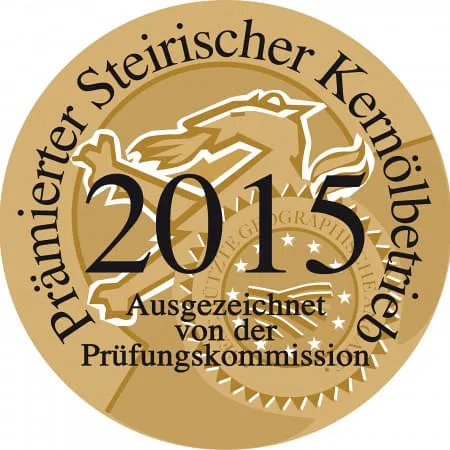 Prämierter Steirischer Kernölbetrieb 2015