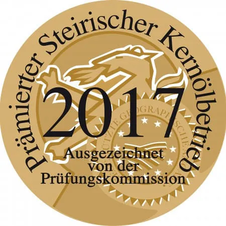 Prämierter Steirischer Kernölbetrieb 2017